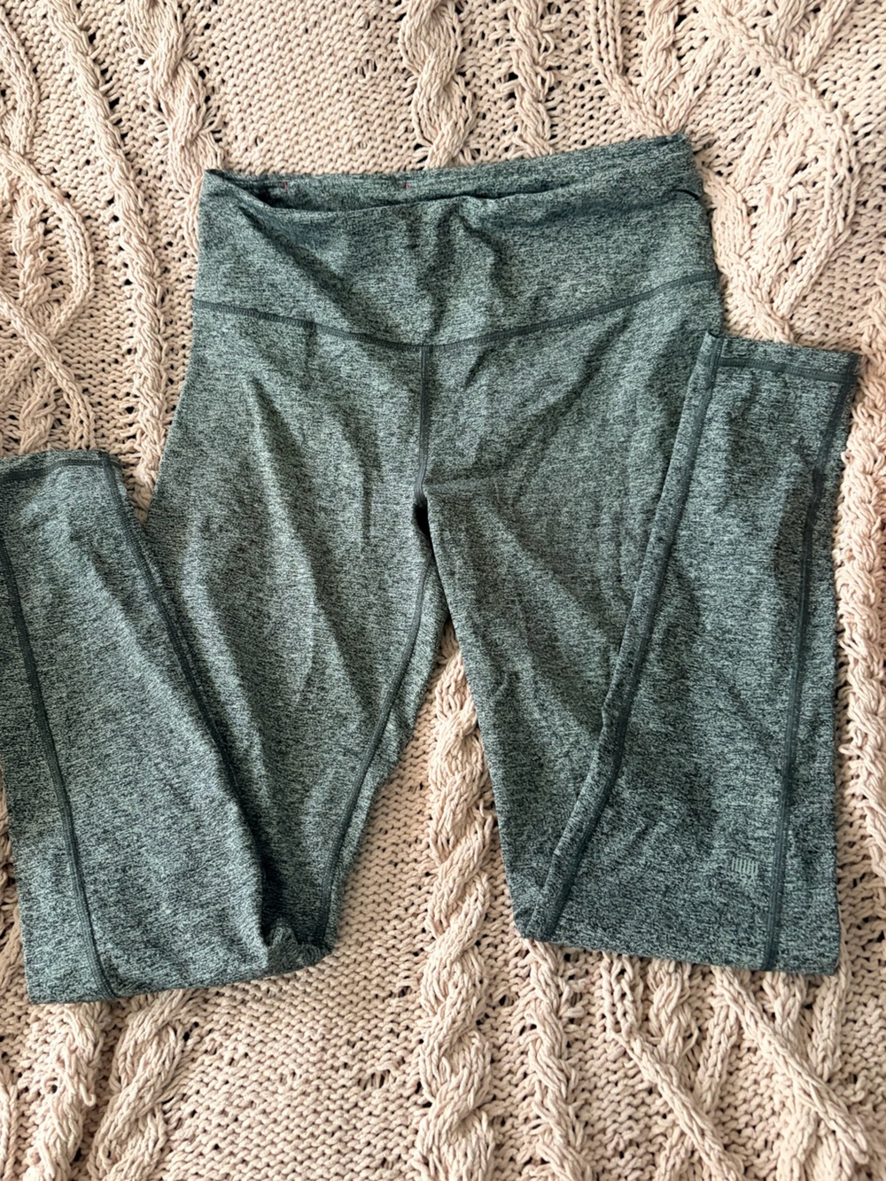 Victoria's Secret Heathered Charcoal High-Waist Leggings
